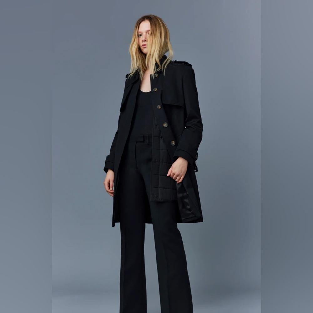 Mackage Women's Black Trench Coat